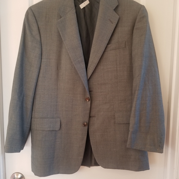 HICKEY FREEMAN​Milburn II Regular Fit Melange Wool Suit size 40R - Picture 2 of 10